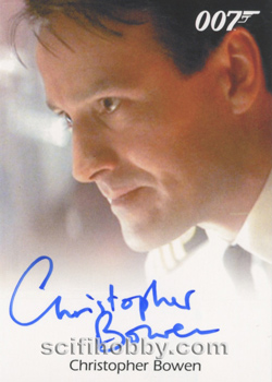 Christopher Bowen as Commander Richard Day from Tomorrow Never Dies Autograph card