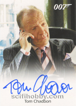 Tom Chadbon as Stockbroker from Casino Royale Autograph card