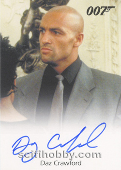 Daz Crawford as Zukovsky's Henchman from The World Is Not Enough Autograph card