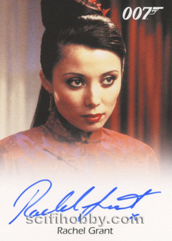 Rachel Grant as Peaceful Fountains of Desire from Die Another Day Autograph card