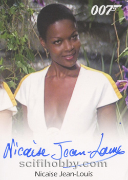 Nicaise Jean-Louis as Drax's Woman from Moonraker Autograph card
