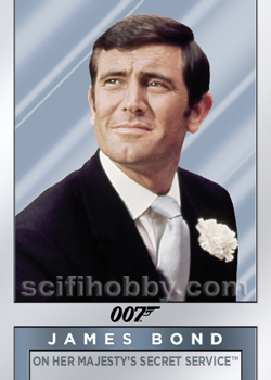 James Bond and Blofeld from On Her Majesty's Secret Service Metal and Mirror card