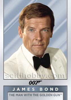 James Bond and Scaramanga from The Man with the Golden Gun Metal and Mirror card