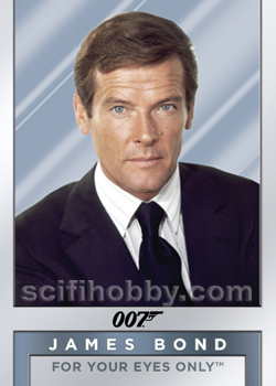James Bond and Aris Kristatos from For Your Eyes Only Metal and Mirror card