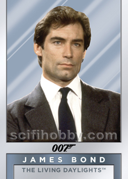 James Bond and General Koskov from The Living Daylights Metal and Mirror card