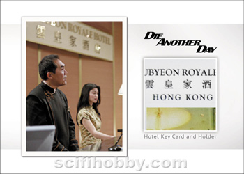 Rubyeon Royale Hotel Card from Die Another Day Relic card