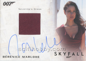 Berenice Marlohe as Severine from Skyfall Autograph card