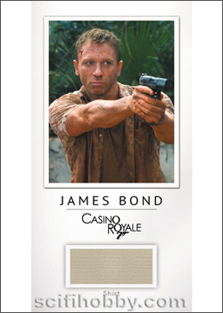 James Bond's Shirt from Casino Royale Relic card