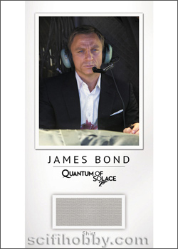 James Bond's Shirt from Quantum of Solace Relic card