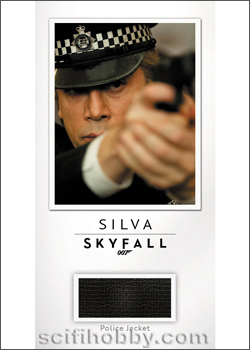Silva's Police Jacket from Skyfall Relic card