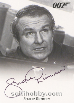 Shane Rimmer as Captain Carter from The Spy Who Loved Me Autograph card
