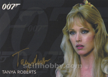 Tanya Roberts as Stacey Sutton from A View To A Kill Autograph card