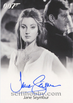 Jane Seymour as Solitaire from Live And Let Die Autograph card