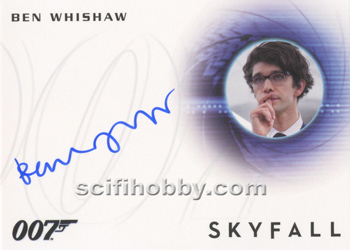 Ben Whishaw as Q from Skyfall Autograph card