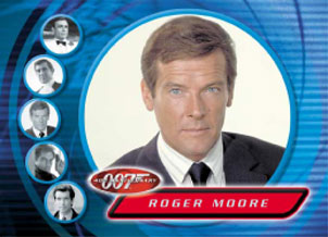 Roger Moore Base card