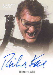 Richard Kiel Autograph Card as Jaws in 