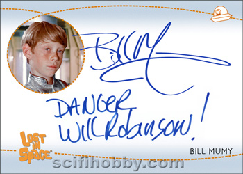 Bill Mumy Inscription Autograph card