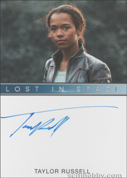 Taylor Russell as Judy Robinson Autograph card