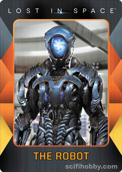 Robot Lost in Space Character Metal Parallel card
