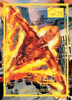 Human Torch Marvel 75th Annivesray