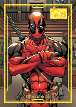 Deadpool Marvel 75th Annivesray