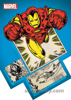 Iron Man Die-Cut Panel Bursts