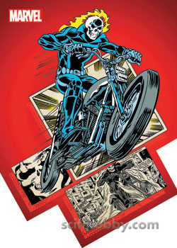 Ghost Rider Die-Cut Panel Bursts