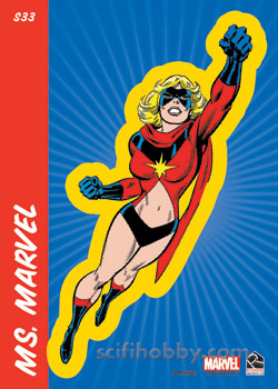 Ms. Marvel Sticker card