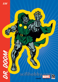 Dr. Doom Sticker card