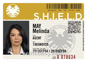 Agent Melinda May S.H.I.E.L.D. ID card