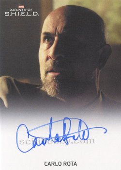 Carlo Rota as Luca Russo Autograph card