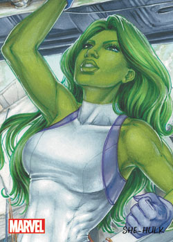 She-Hulk Marvel Artifex - Autographed by Rhiannon Owens