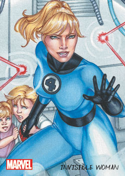 Invisible Woman Marvel Artifex - Autographed by Rhiannon Owens