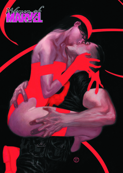 Elektra and Punisher Embrace