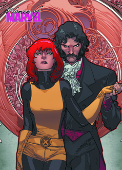 Jean Grey and Mastermind Embrace