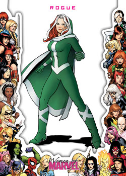 Rogue Women of Marvel Framed