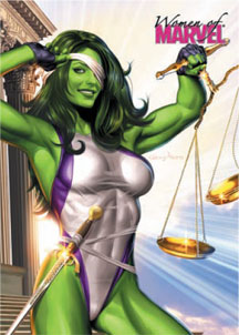 She-Hulk Promo card