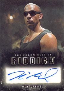 Vin Diesel as Richard B. Riddick Autographs
