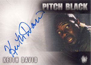 Keith David Autograph Case Topper Card