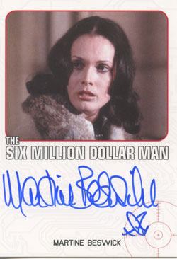 Martine Beswick as Julia Flood Autograph card