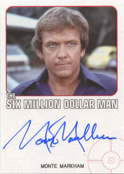 Monte Markham as Barney Miller Autograph card