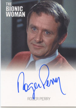 Roger Perry as Dr. Thomas Tharp Autograph card