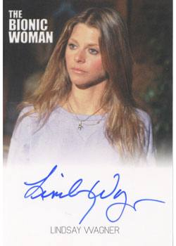 Lindsay Wagner as Jaime Sommers Autograph card