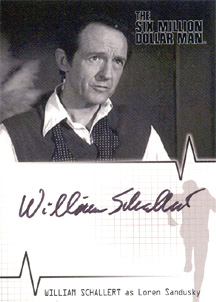 William Schallert as Lorin Sandusky Autograph card