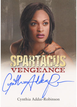 Cynthia Addai-Robinson as Naevia in Spartacus: Vengeance Autograph card