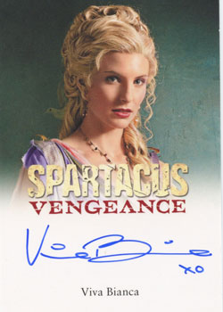 Viva Bianca as Ilithyia in Spartacus: Vengeance Autograph card
