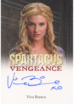 Viva Bianca as Ilithyia in Spartacus: Vengeance Autograph card