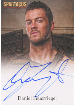Dan Feuerriegel as Agron in Spartacus: Blood and Sand Autograph card