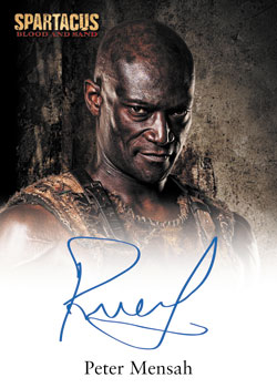 Peter Mensah as Doctore in Spartacus: Blood and Sand Autograph card