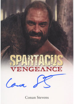 Conan Stevens as Sedullus in Spartacus: Vengeance Autograph card